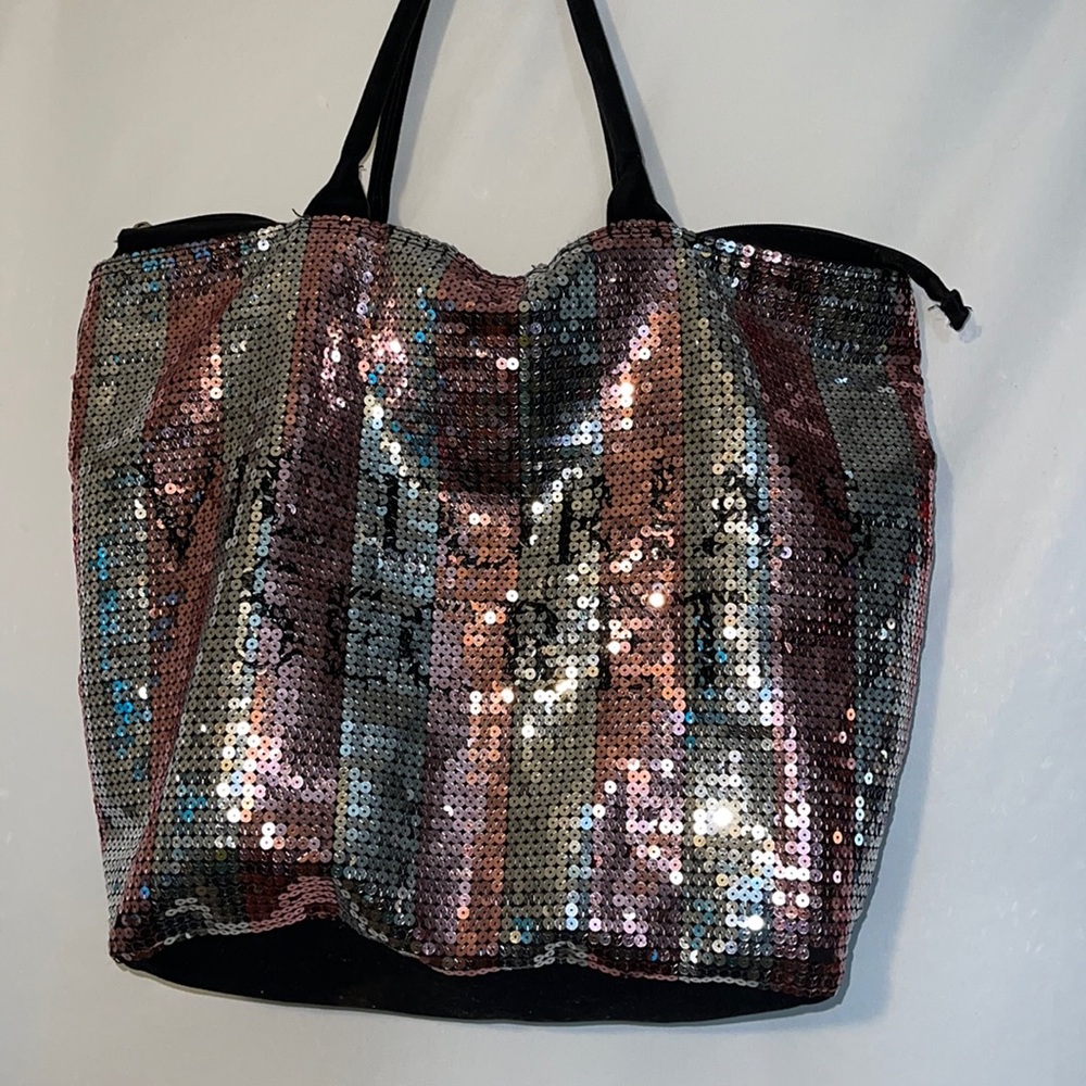Victoria secret sequined Large Tote bag signature